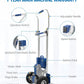 ZW7170GC Electric Stair Climbing Hand Trucks 375 LB Max Load Foldable with 400W Motor and Edge Brakes
