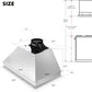900 CFM Insert Range Hood, Voice/Gesture/Touch Control,4 Speed Exhaust Fan, Memory Mode, Ducted/Ductless Convertible