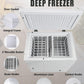KRIB BLING 7.0 Cu.Ft Chest Freezer 7 Gears Temperature Control(-4°F to 6.8°F), with Two Removable Basket, for House, Kitchen, Garage, Basement, Shop