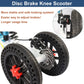 Economical All Terrain Foldable Knee Scooter for Foot Injuries Compact Crutches Alternative