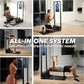 Multifunctional Portable Smith Machine Home Gym Power Cage,for Home Workout, Full Body Strength Training