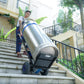 ZW4170DC  Electric Stair Climbing Hand Trucks, 400W Motor 375 lbs Capacity, with Ergo Telescoping Handle & Pneumatic Wheels